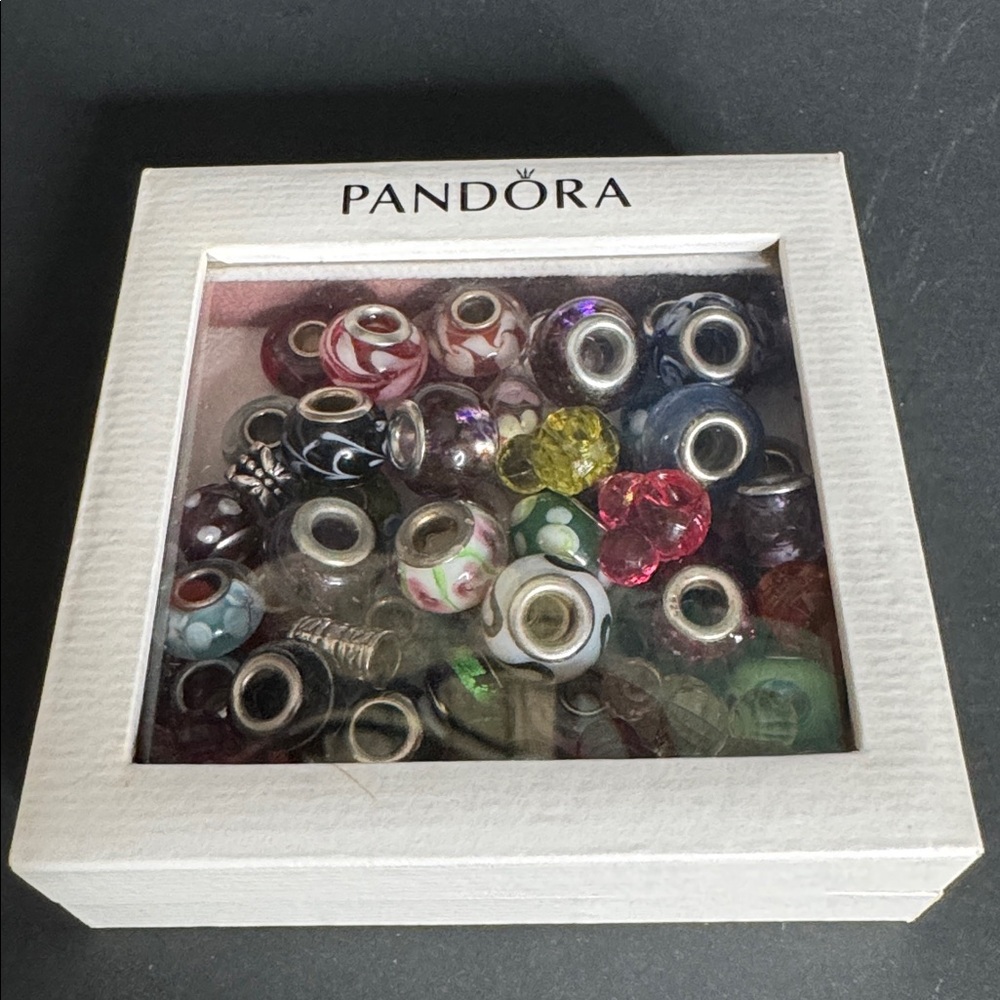 Unbranded & (2) 925  of 60 Piece Slider Charm Beads Bundle